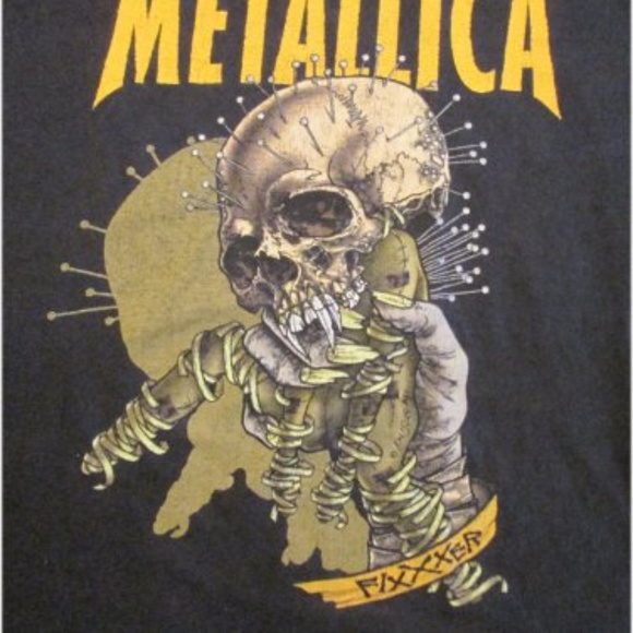 RARE Metallica Vintage " Fixxxer " Pushead GIANT Tag - Picture 5 of 9